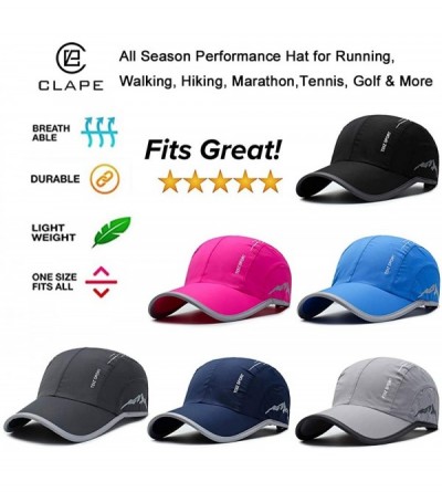 Baseball Caps Outdoor Sun Visor Hats Lightweight Waterproof Breathable Sports Hat UPF50+ Ultra Thin Cooling Baseball Hats - C...