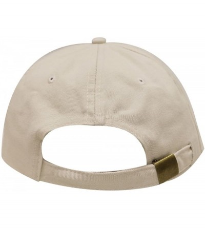 Baseball Caps Cute Popcorn Cotton Baseball Dad Cap - Putty - CM183OCZC4Z $9.49