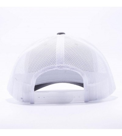 Baseball Caps Yupoong Classic 6606- 6606T- 6606W- Retro Trucker Hats- Mesh Back Baseball Caps - Charcoal/White - CU182OUWHRW ...