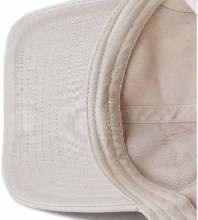 Baseball Caps 100% Cotton Canvas 6-Panel Low-Profile Adjustable Dad Baseball Cap - Putty - CL180DM7H52 $7.62