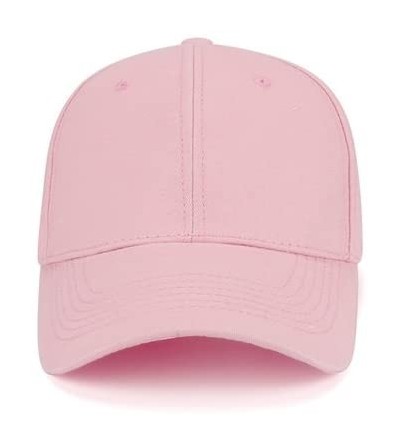 Baseball Caps Men Women Sports Hat Add Your Personalized Design Adjustable Baseball Caps - Pink - C018G402869 $9.55