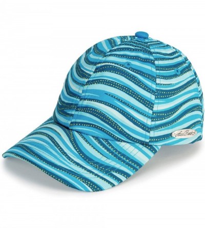 Baseball Caps Print Baseball Hat - Ocean Waves - C718OD4CDMY $23.63