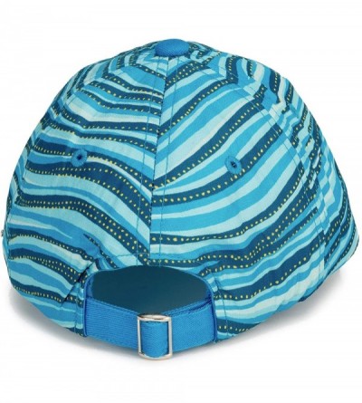 Baseball Caps Print Baseball Hat - Ocean Waves - C718OD4CDMY $23.63