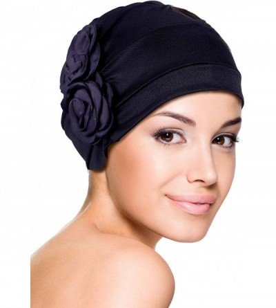 Skullies & Beanies Pieces Turban Flower Beanie Scarf - CY18TUUHKCG $11.63