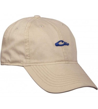 Baseball Caps Cotton Twill Logo Cap - Khaki - CL188ZRAK8A $18.65