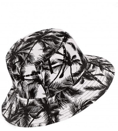 Bucket Hats Fashion Reversible Printed Fisherman Bucket Sun Sun Shade Hat - 3077 Tree - CR18Q7TQKY9 $8.74