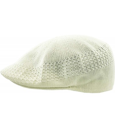 Newsboy Caps Classic Mesh Newsboy Ivy Cap Hat - Crème - CM11JYQKQJ3 $10.01