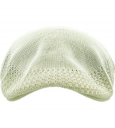 Newsboy Caps Classic Mesh Newsboy Ivy Cap Hat - Crème - CM11JYQKQJ3 $10.01