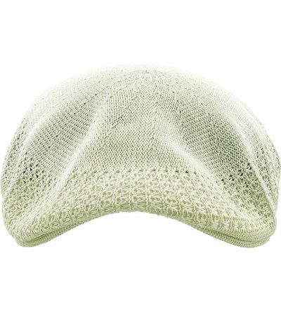 Newsboy Caps Classic Mesh Newsboy Ivy Cap Hat - Crème - CM11JYQKQJ3 $10.01