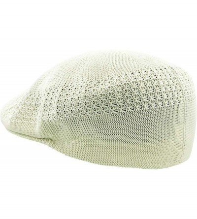 Newsboy Caps Classic Mesh Newsboy Ivy Cap Hat - Crème - CM11JYQKQJ3 $10.01