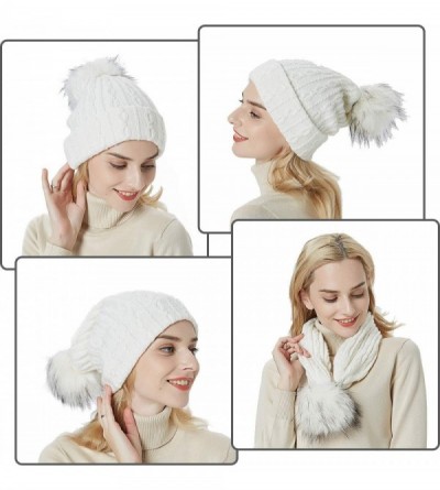 Skullies & Beanies Womens Winter Trendy Slouchy - White - C718HRY50MI $10.51