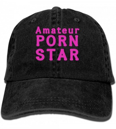 Cowboy Hats Unisex Amateur Porn Star Unisex Unstructured Cotton Adjustable Hat- Adult Dad Cap - CV18TGNK6TD $14.04
