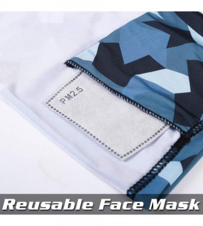 Balaclavas Neck Gaiter with Carbon Filter- UV Protection Face Cover for Hot Summer Cycling Hiking Sport Outdoor - CQ198355CZ9...