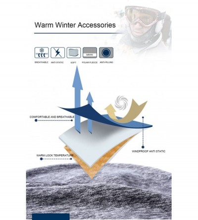 Cold Weather Headbands Women's Men's Fleece Ear Warmers Headband-Winter Warm Windprooof Ear Protection Earmuffs Ear Bands - B...