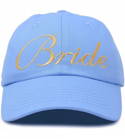 Baseball Caps Bachelorette Party Bride Hats Tribe Squad Baseball Cotton Caps - Light Blue - CE180CEK6DH $16.39