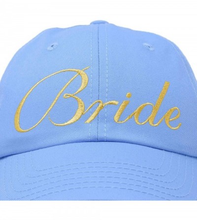 Baseball Caps Bachelorette Party Bride Hats Tribe Squad Baseball Cotton Caps - Light Blue - CE180CEK6DH $16.39