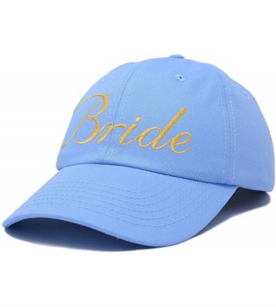 Baseball Caps Bachelorette Party Bride Hats Tribe Squad Baseball Cotton Caps - Light Blue - CE180CEK6DH $16.39