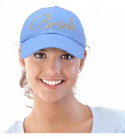 Baseball Caps Bachelorette Party Bride Hats Tribe Squad Baseball Cotton Caps - Light Blue - CE180CEK6DH $16.39