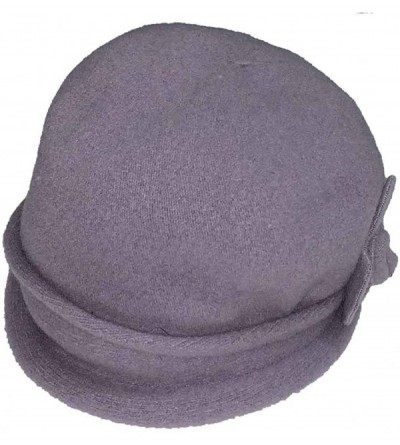 Fedoras Women's Spencer Wool Cloche Hat - Twilight - C0195SNAX7Q $87.86