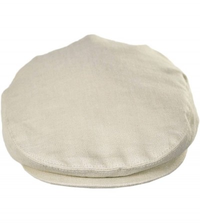 Newsboy Caps Linen and Cotton Ivy Cap - Natural - C618GO5MDM9 $32.95