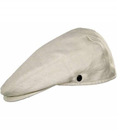 Newsboy Caps Linen and Cotton Ivy Cap - Natural - C618GO5MDM9 $32.95