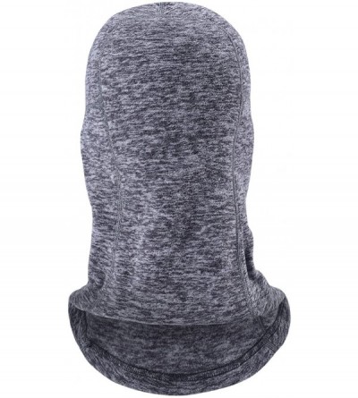 Balaclavas Balaclave Fleece Windproof Ski Mask Face Mask Tactical Hood Neck Warmer - Cationic Fleece-heather Grey - CH189YSEZ...