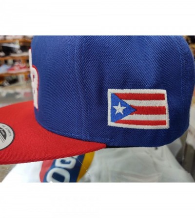 Baseball Caps Puerto Rico Snapback Hats Vintage Hats - Snapback Royal-red/Full Color - CW18EZ73IZT $29.46