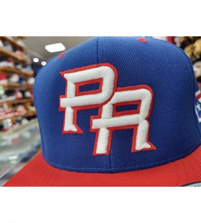 Baseball Caps Puerto Rico Snapback Hats Vintage Hats - Snapback Royal-red/Full Color - CW18EZ73IZT $29.46