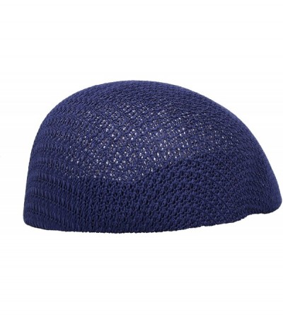 Newsboy Caps Men Breathable Mesh Summer Hat Newsboy Beret Ivy Cap Cabbie AM31168 - Navy - CY18R2COMWQ $19.52