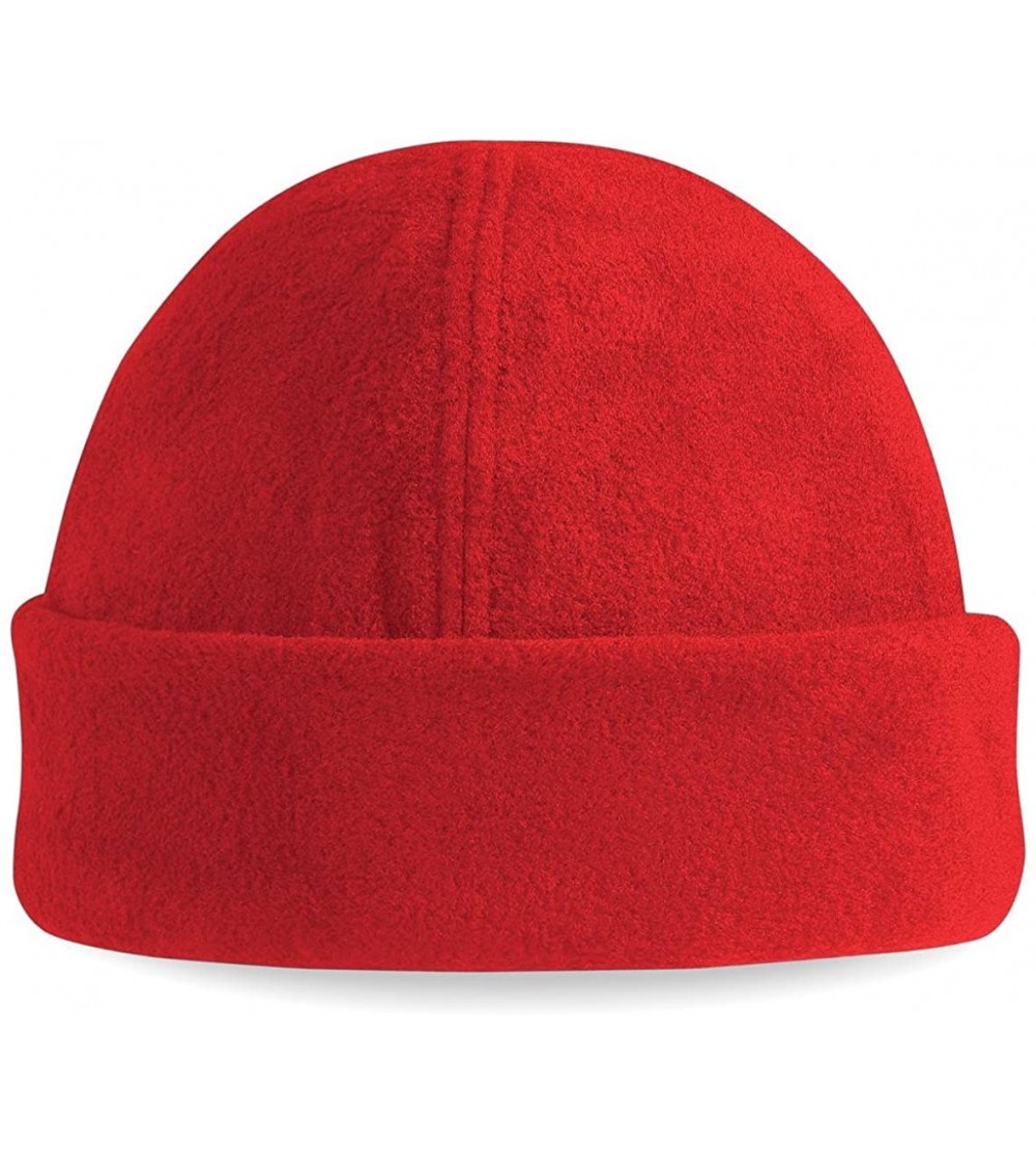 Skullies & Beanies Suprafleece Beanie Hat - Fluorescent Orange - CM11JZ9KM6B $9.93