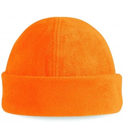Skullies & Beanies Suprafleece Beanie Hat - Fluorescent Orange - CM11JZ9KM6B $9.93
