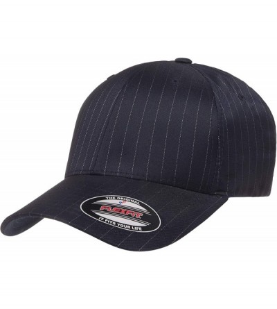 Visors Men's Pinstripe - Dark Navy - CU18RMLQAIL $9.33