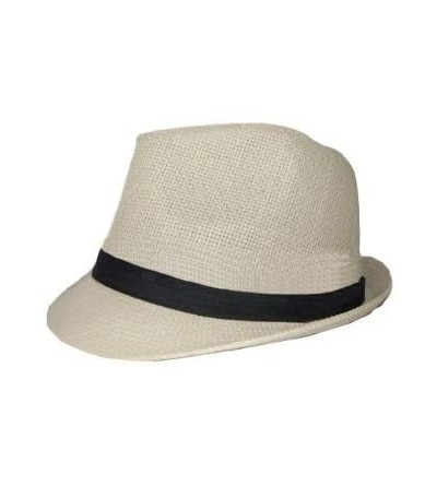 Fedoras Tweed Classic Cuban Style Fedora Fashion Hat - Purple - CP1152MO1IP $13.24