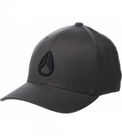 Baseball Caps Men's Deep Down Ff Athletic Fit Hat - Charcoal/Black - C2187KMDIX8 $23.74