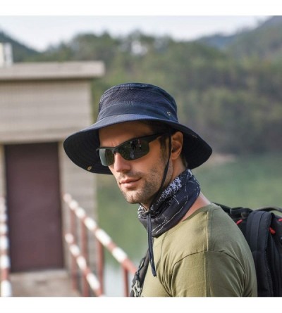 Sun Hats Men Women Sunscreen Cooling Hat Ice Cap Heatstroke Protection Cooling Cap Wide Brim Sun Hat with UV Protection - C51...
