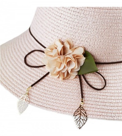 Sun Hats Womens Floppy Summer Sun Beach Wide Brim Straw Hat - Fh12 - C318D74ZHY7 $13.42