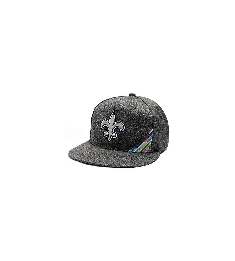 Baseball Caps 100 Commemorative Team Adjustable Baseball Hat Mens Sports Fit Cap Classic Dark Grey Design - New Orleans Saint...