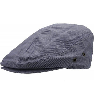 Newsboy Caps Men's Herringbone Wool Tweed Newsboy IVY Cabbie Driving Hat - Light Blue - CO185LXCH42 $8.50