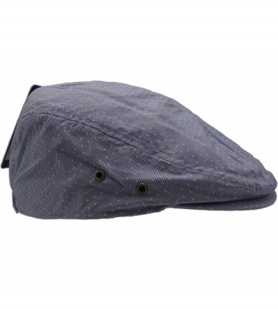 Newsboy Caps Men's Herringbone Wool Tweed Newsboy IVY Cabbie Driving Hat - Light Blue - CO185LXCH42 $8.50
