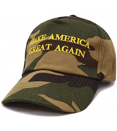Baseball Caps Camo Style Trump Hat 2020 Campaign Hat Make America Great Again - Camo - CS18QTDI86M $9.81