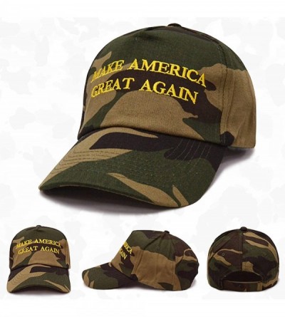 Baseball Caps Camo Style Trump Hat 2020 Campaign Hat Make America Great Again - Camo - CS18QTDI86M $9.81