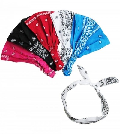 Headbands Bandana Headbands-5 Paisley Headbands-Wide Headbands and Paisley Wire Headband - Light - CM128CYC6XB $12.43