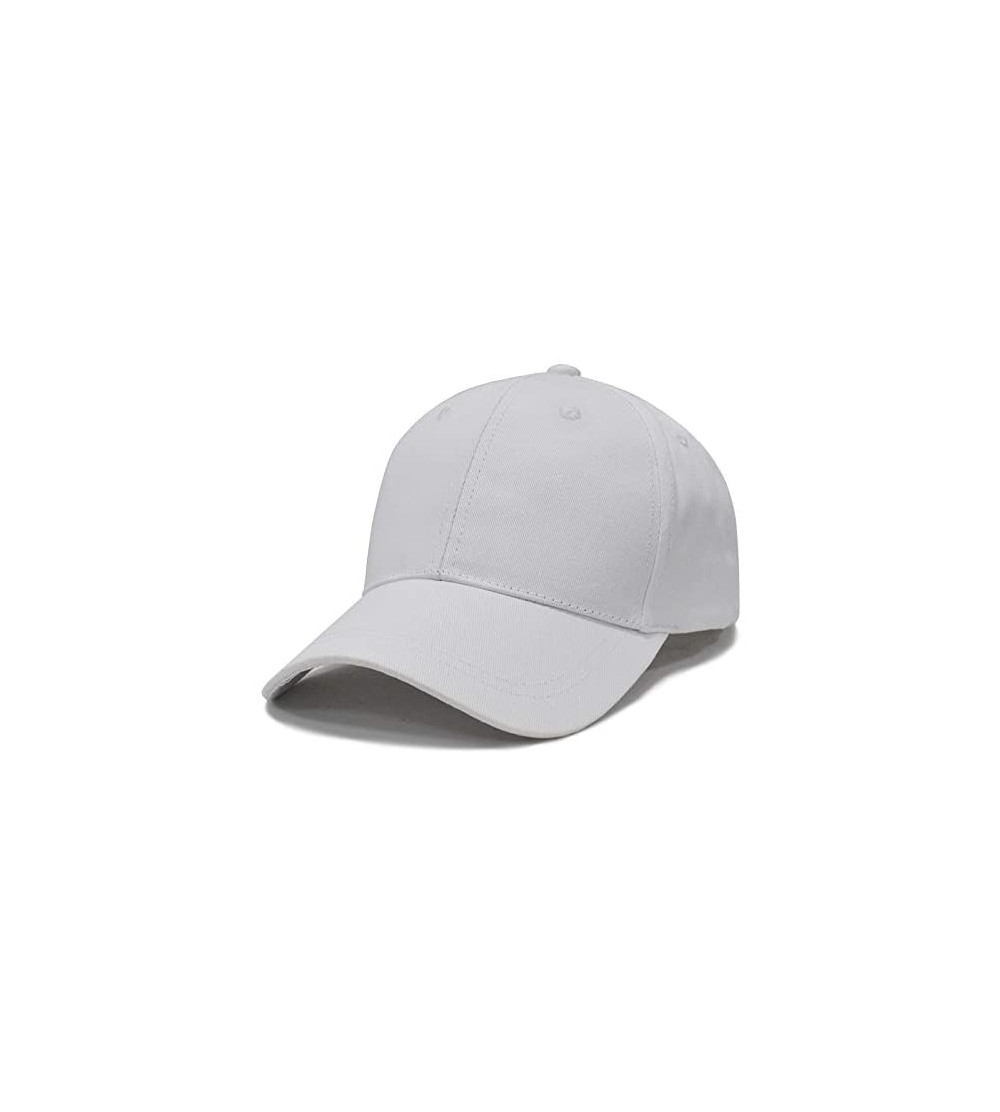 Baseball Caps Ponytail Trucker Hats & Baseball Caps for Women- Adjustable- Sports- Fitness - Baseball White - CM18QINQIQ2 $10.36