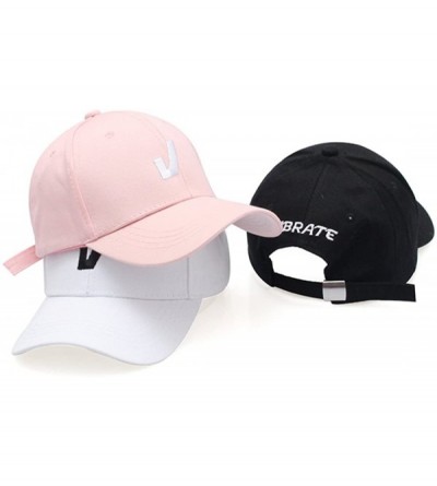 Baseball Caps Women's Iron Ring Pin Retro Baseball Cap Trucker Hat - Tick Pink - CI186NA5K5Q $14.29