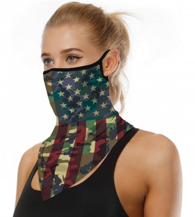 Balaclavas Unisex Bandana Rave Face Mask Multifunction Scarf Anti Dusk Neck Gaiter Face Cover UV Protection - CZ1996RYGRX $18.16