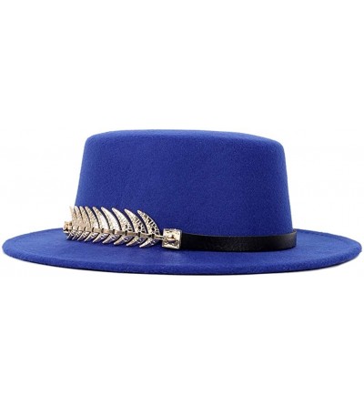 Fedoras Unisex Fashion Fedora Hat Classic Jazz Caps Vintage Bowler Hat with Feather - Gray - CI18QG90R9T $14.14