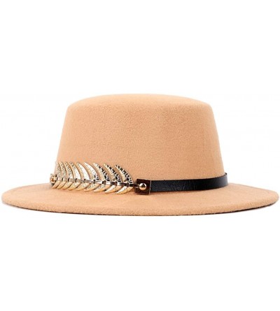 Fedoras Unisex Fashion Fedora Hat Classic Jazz Caps Vintage Bowler Hat with Feather - Gray - CI18QG90R9T $14.14
