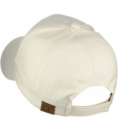 Baseball Caps Women's Embroidered Quote Adjustable Cotton Baseball Cap- Good Vibes- Beige - CT180Q0UXCA $17.82