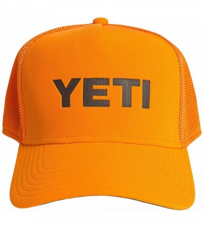 Baseball Caps Blaze Orange Trucker Hat - CK188EH6D7N $49.76