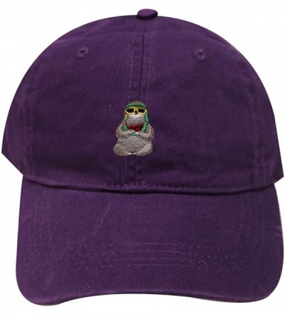 Baseball Caps Sloth Cotton Baseball Dad Caps - Purple - CE1846L6CG2 $23.81